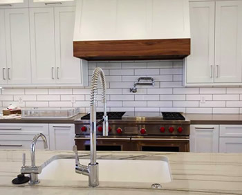 Residential kitchen plumbing remodel